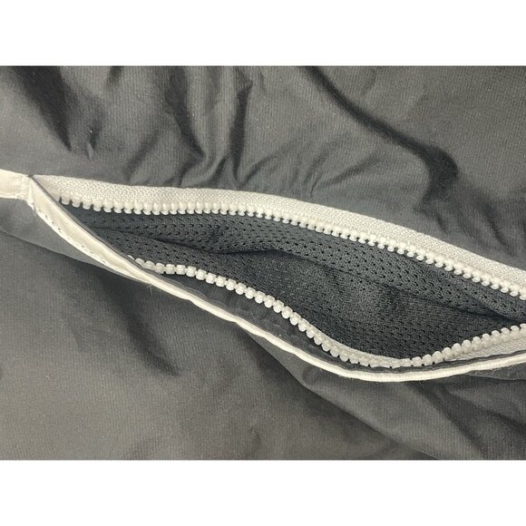 Nike Light Vented Zip Jacket Black Womens M Windbreaker With Zippered Pockets - Picture 11 of 16